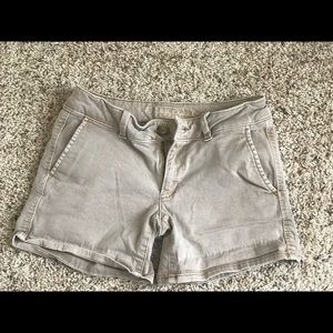 Stretchy Khaki Shorts